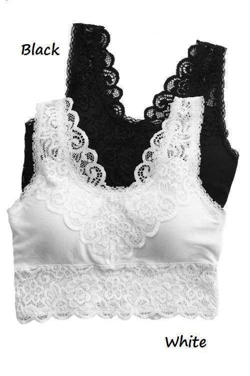 Vanilla Monkey – Bralette - Mulher por atacado – Bralette de renda acolchoada10