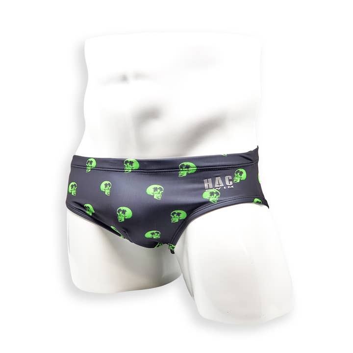 Basic Swim Brief - Skull for wholesale by HAC Swim
