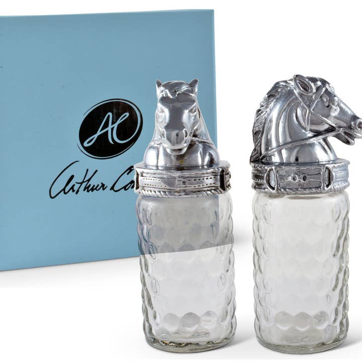 Arthur Court - Wholesale Salt & Pepper Shaker Set - Horse Salt and Pepper Set6