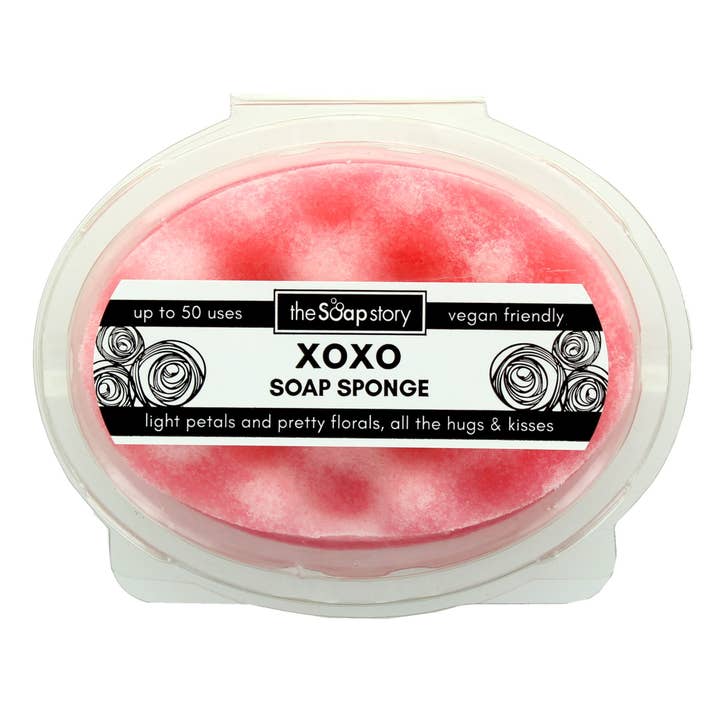 The Soap Story - Wholesale Bath pouf/sponge - XOXO Soap Sponge2