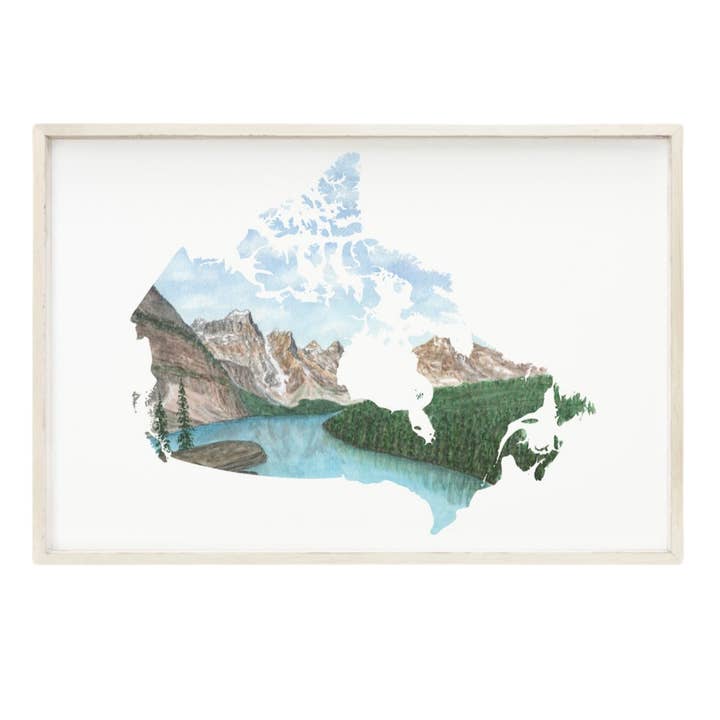 Canada Print, Parque Nacional Banff, Lago Moraine para venta al por mayor de Emilie Taylor