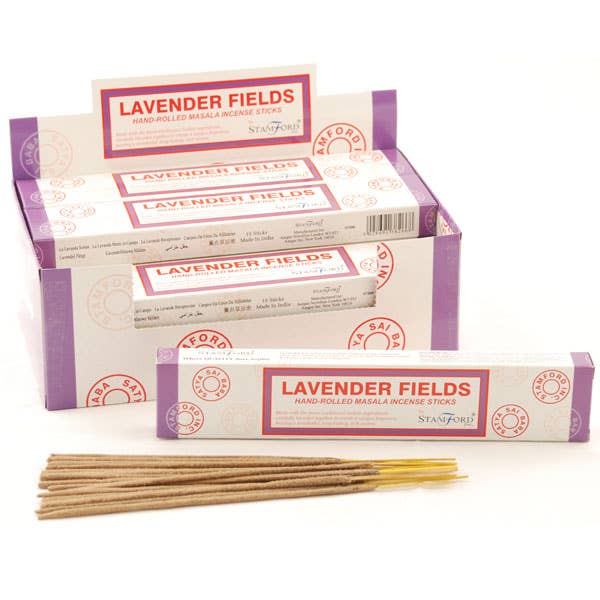 37266 Stamford Masala Incense Sticks - Lavender Field for wholesale by Puckator Ltd