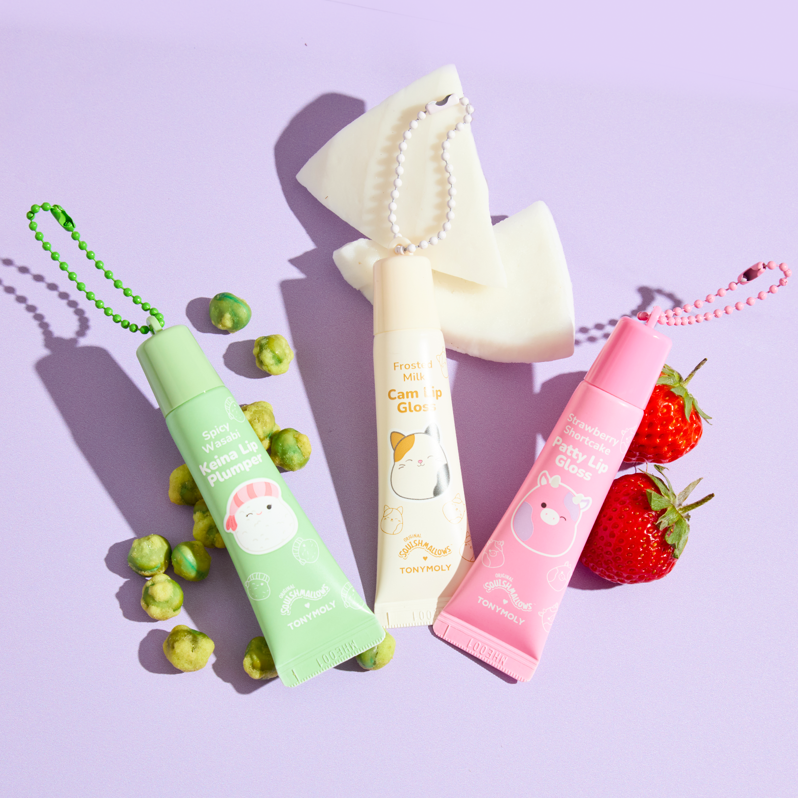 TONYMOLY – wholesale Lip-gloss – Squishmallows x TONYMOLY Keychain Lip Gloss20