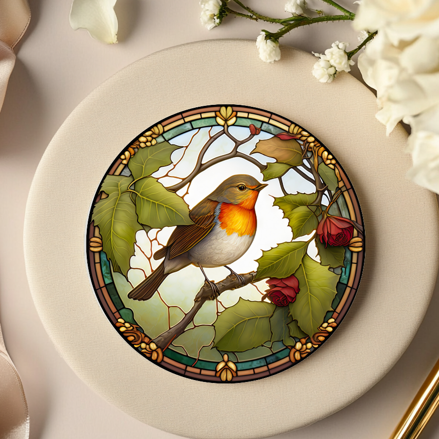 Fernville Creations - Wholesale Coasters - Robin Coaster, Bird Lover Gift, Nature Home Decor5