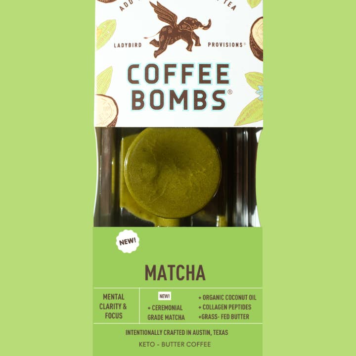 Matcha Bombs, 6 ct for wholesale by Ladybird Provisions