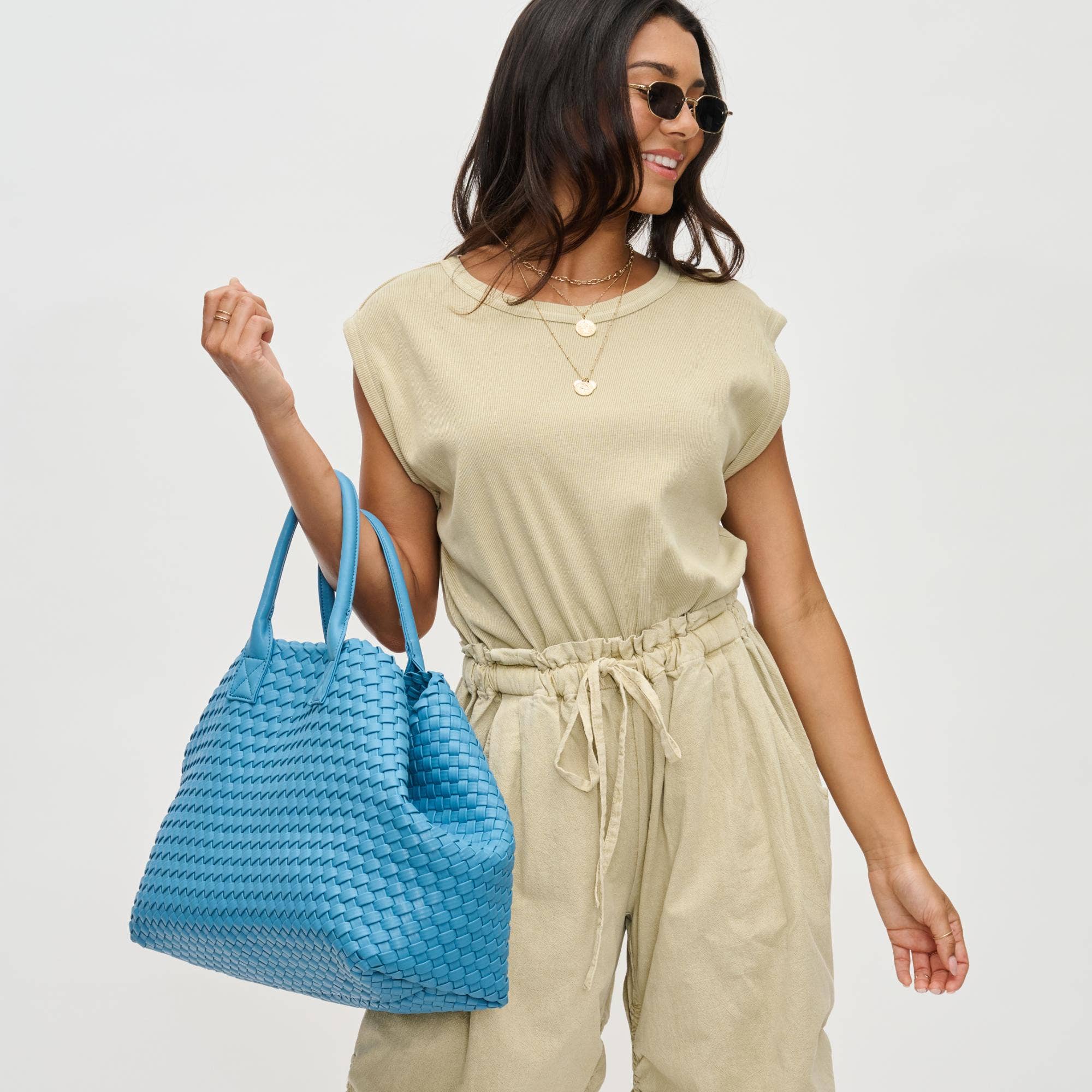Urban Expressions - Wholesale Tote Bag - Women's - Ithaca Woven Vegan Leather Tote27