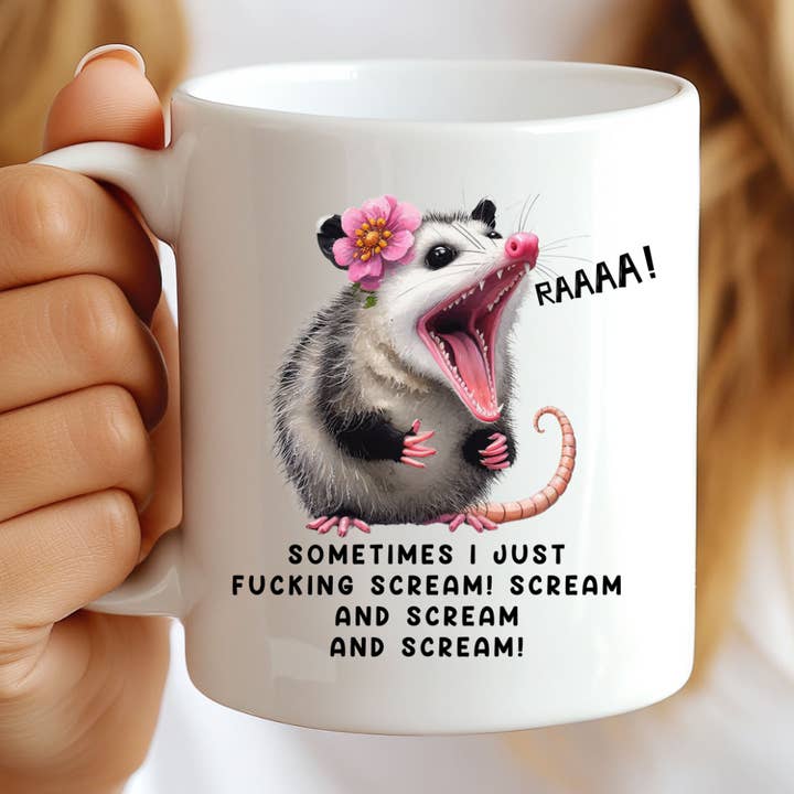 Parfois, je crie putain ! Tasse drôle pour la vente par Hello Gorgeous Mugs