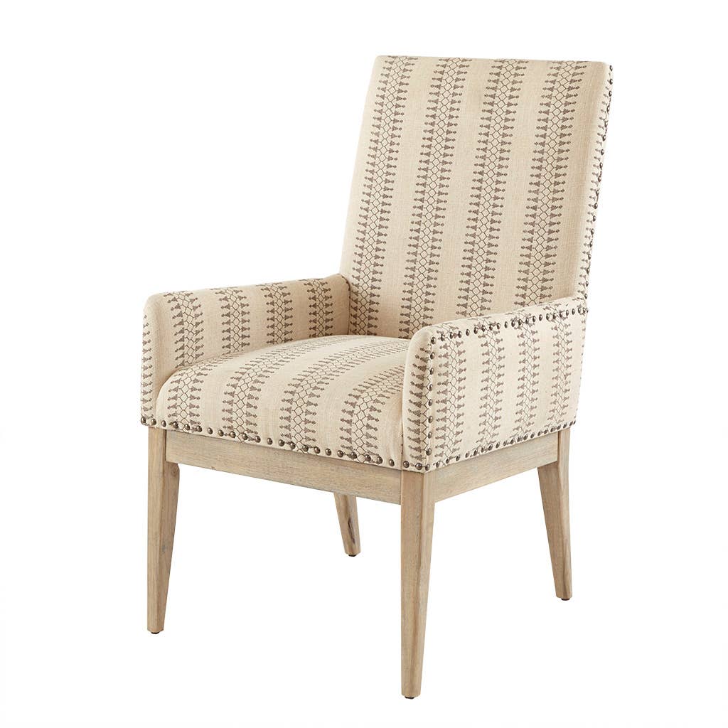 Olliix - Wholesale Chair - [Set of 2] High Back Farmhouse Dining Chair, Cream *1