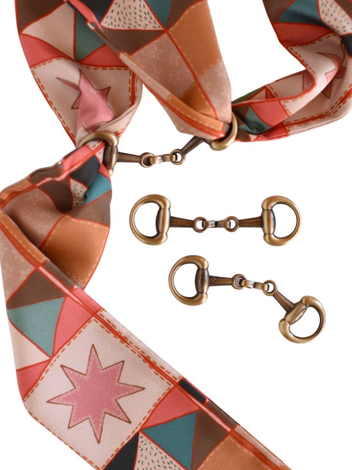 Acessório deslizante para twilly Snaffle Bit em bronze antigo por atacado de Tirzah Lane Art