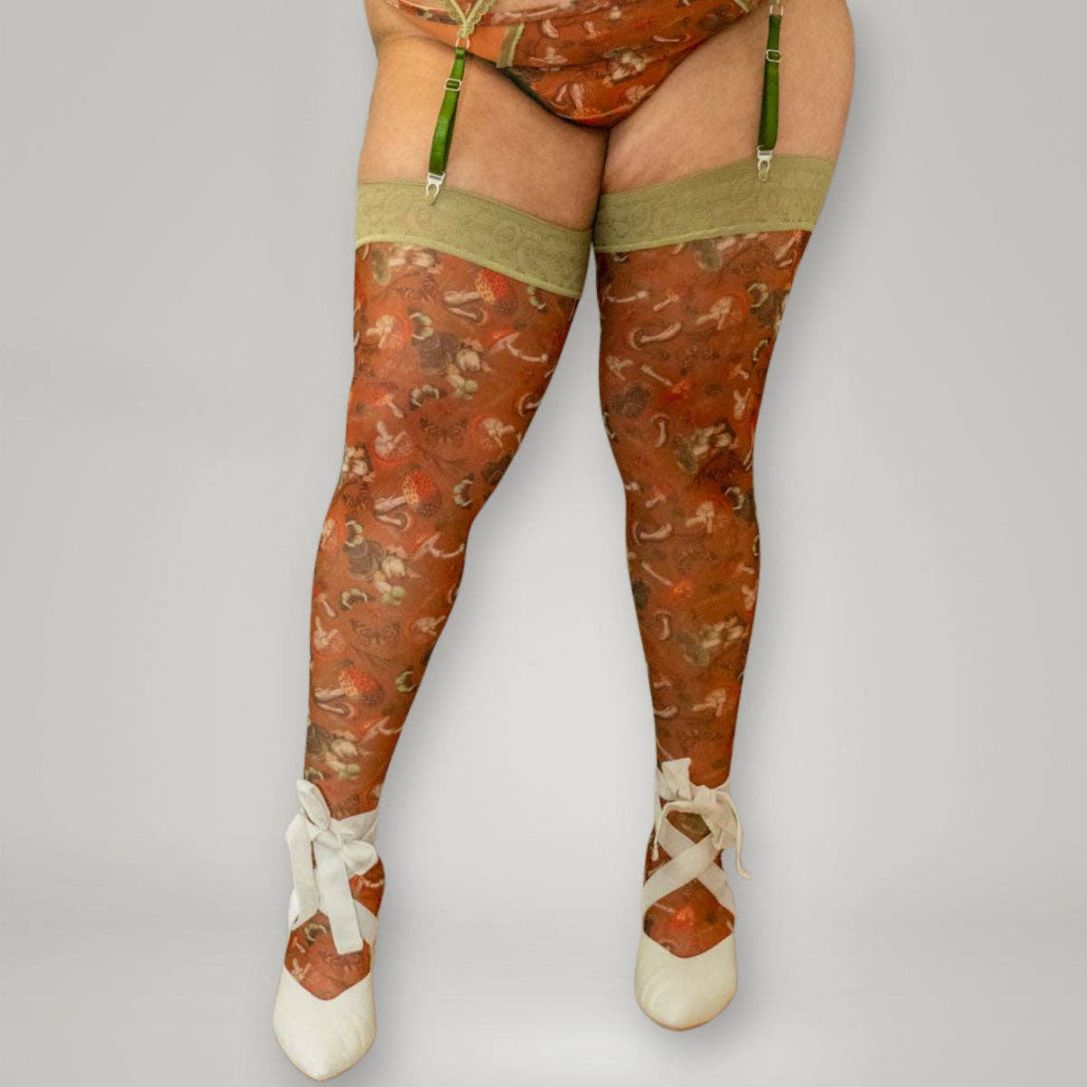 Mushroom Fairy Stay Up Stockings for wholesale on Faire3