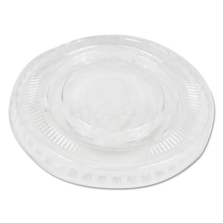 Everyday Supply Co - Wholesale Drink Lids - Boardwalk Lids for 2 oz Portion Cups, Clear, 2,500/Carton