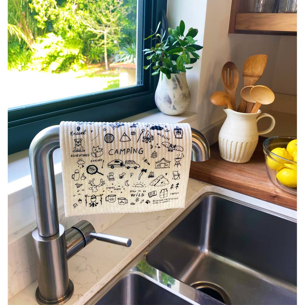 Bespoke Provisions – Engroshandel Køkkenhåndklæde – Camping Svensk Opvaskeklud - Genanvendelig Svampeklud3
