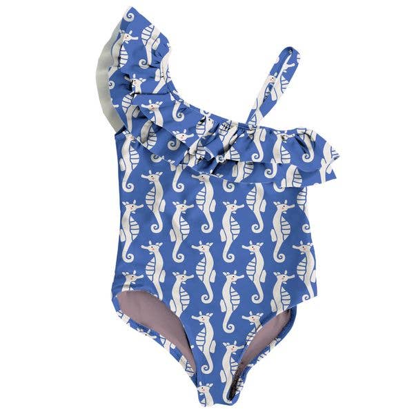 Bermies - Wholesale One Piece Swimsuit - Kids - Poseidon - One Piece Girls
