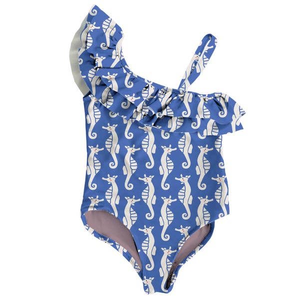Bermies - Wholesale One Piece Swimsuit - Kids - Poseidon - One Piece Girls