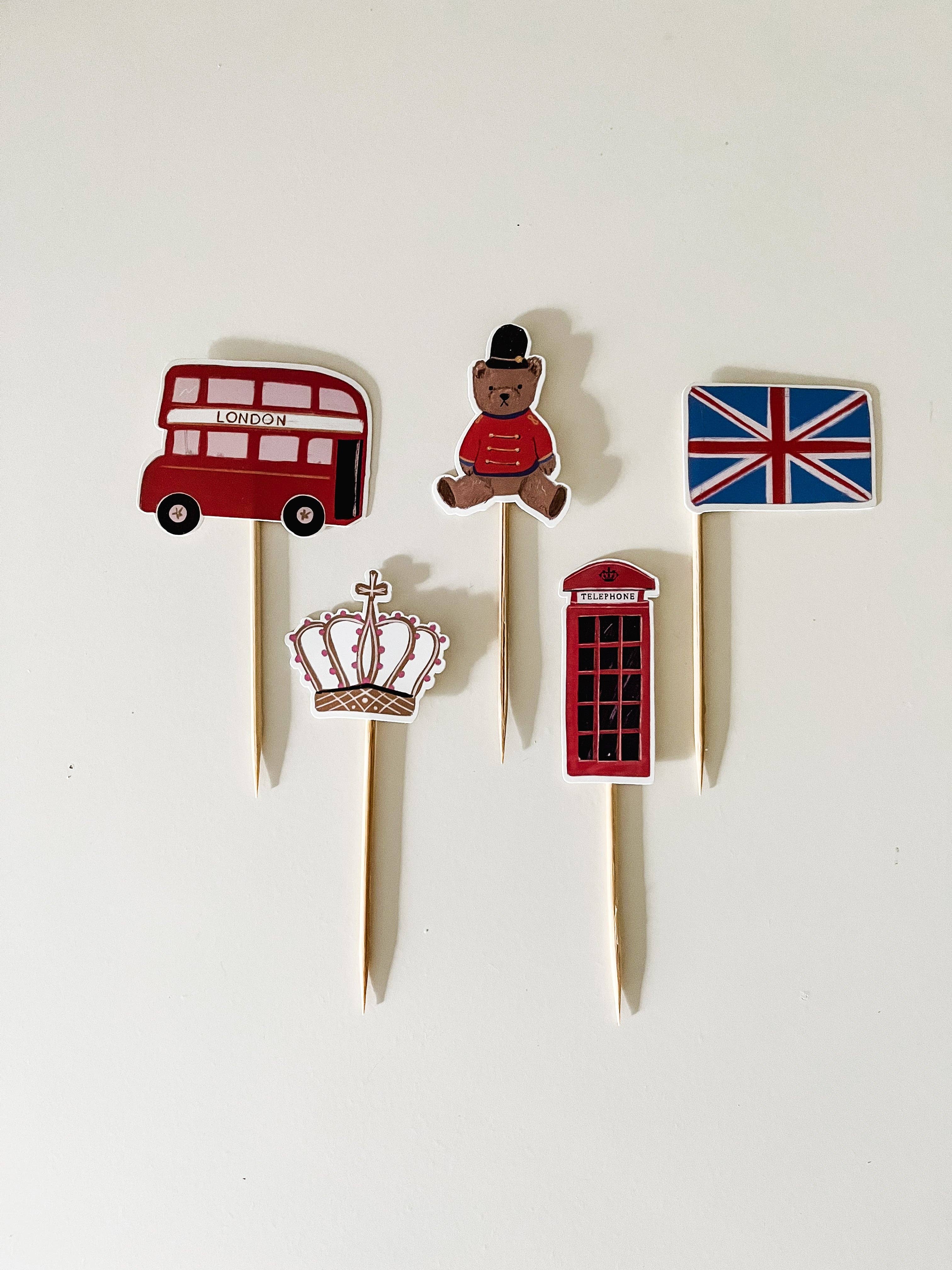 Josi James - Wholesale Cake/Cupcake Topper - London Cupcake Toppers
