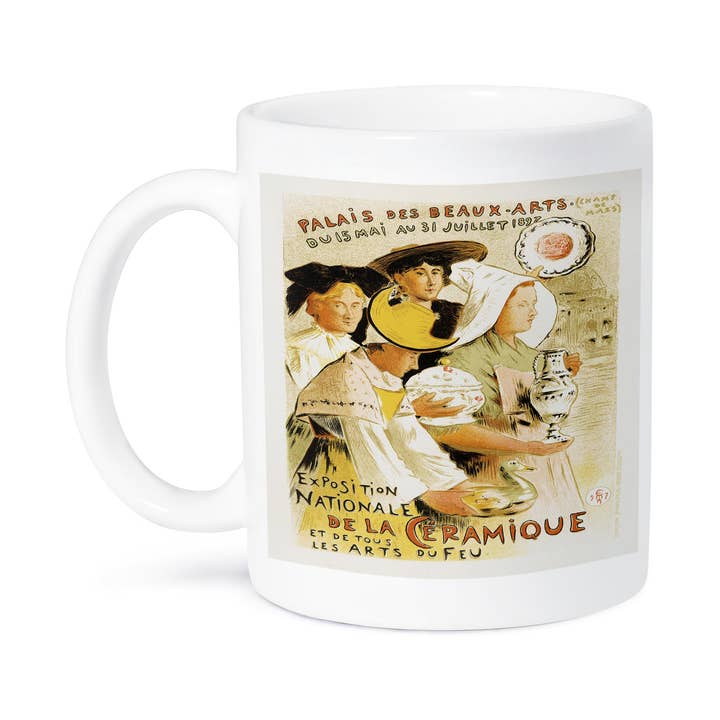 3dRose - Wholesale Coffee Mug - 3dRose, Vintage Palais Des Beaux-Arts Exposition Nationale French Advertising Poster, Mug8