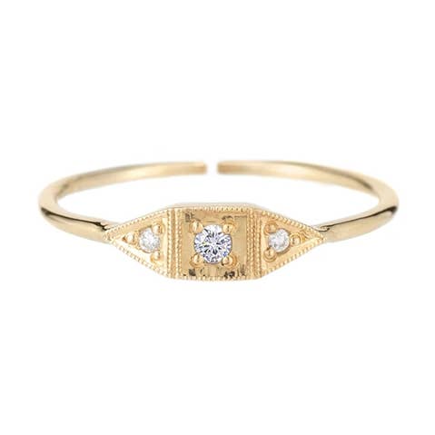 Trio cz ring RN20246 for wholesale by Modern Opus