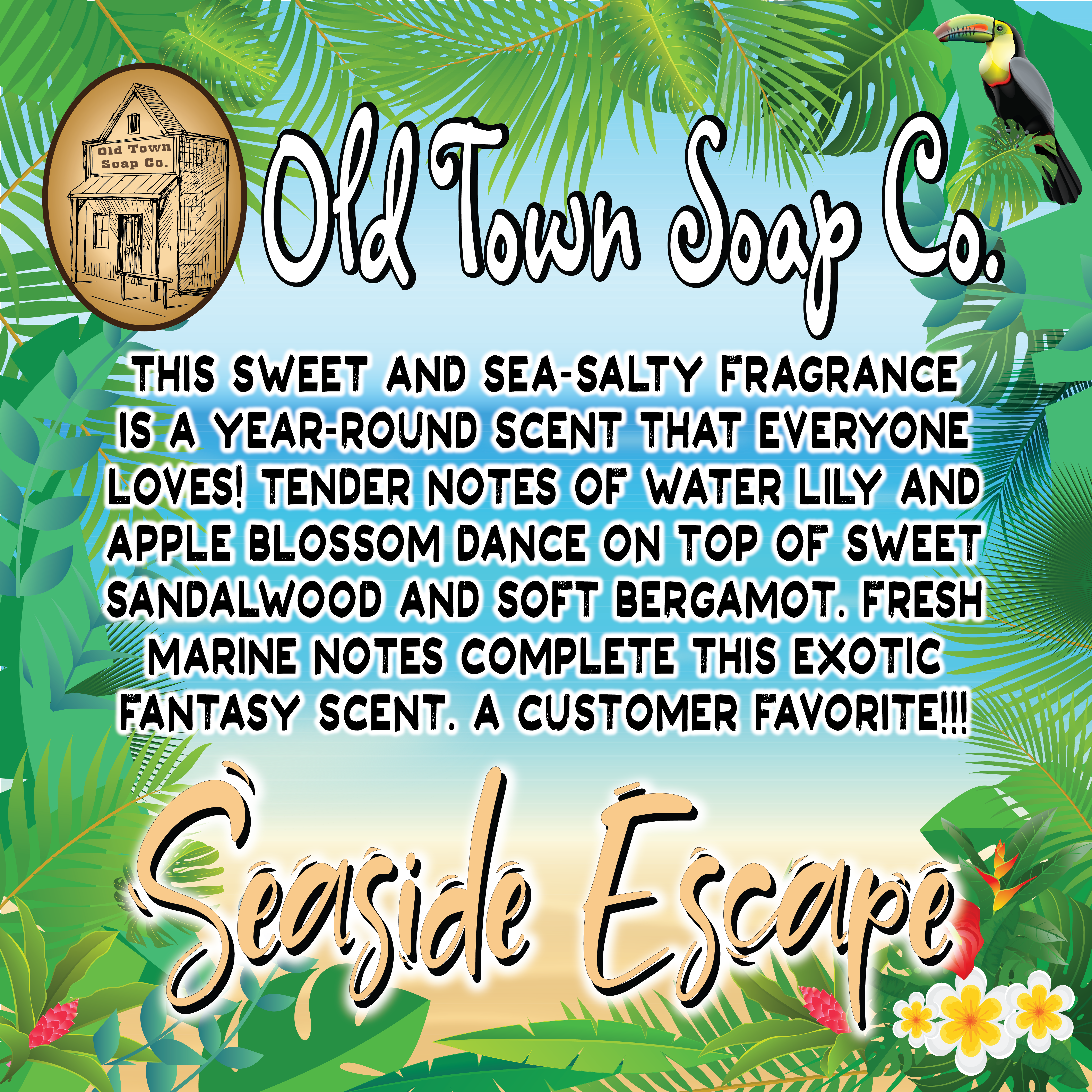 Old Town Soap Co. - Wholesale Bar Soap - Beach Scents Handcrafted Bar Soap (Avail in 3 Great Scents!)14