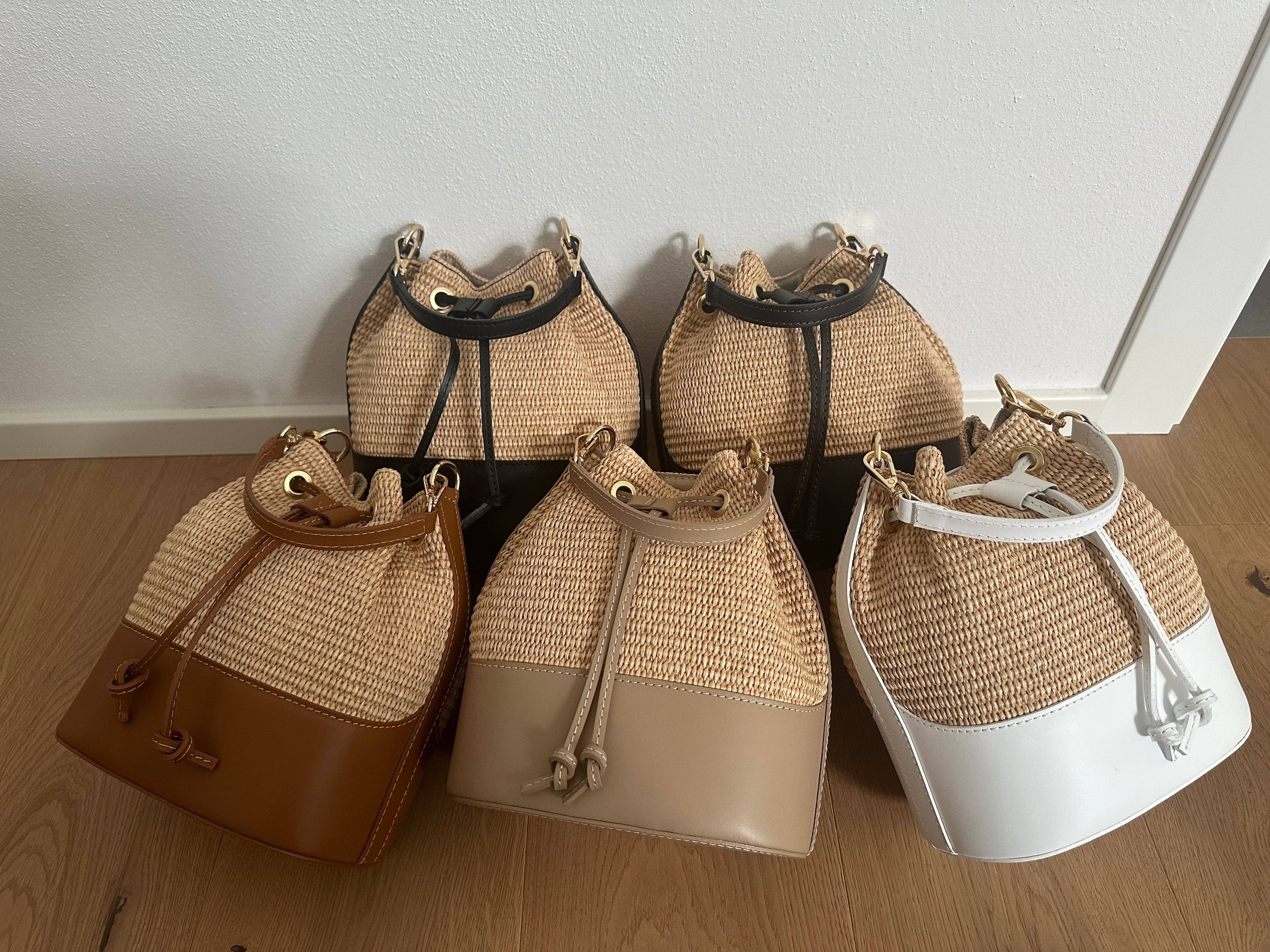 Zhade - Wholesale Beach Bag - MISS Bucket classic- raffia21