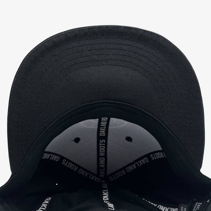 Nero Snapback strutturato Oakland Roots SC in vendita all'ingrosso su Faire2