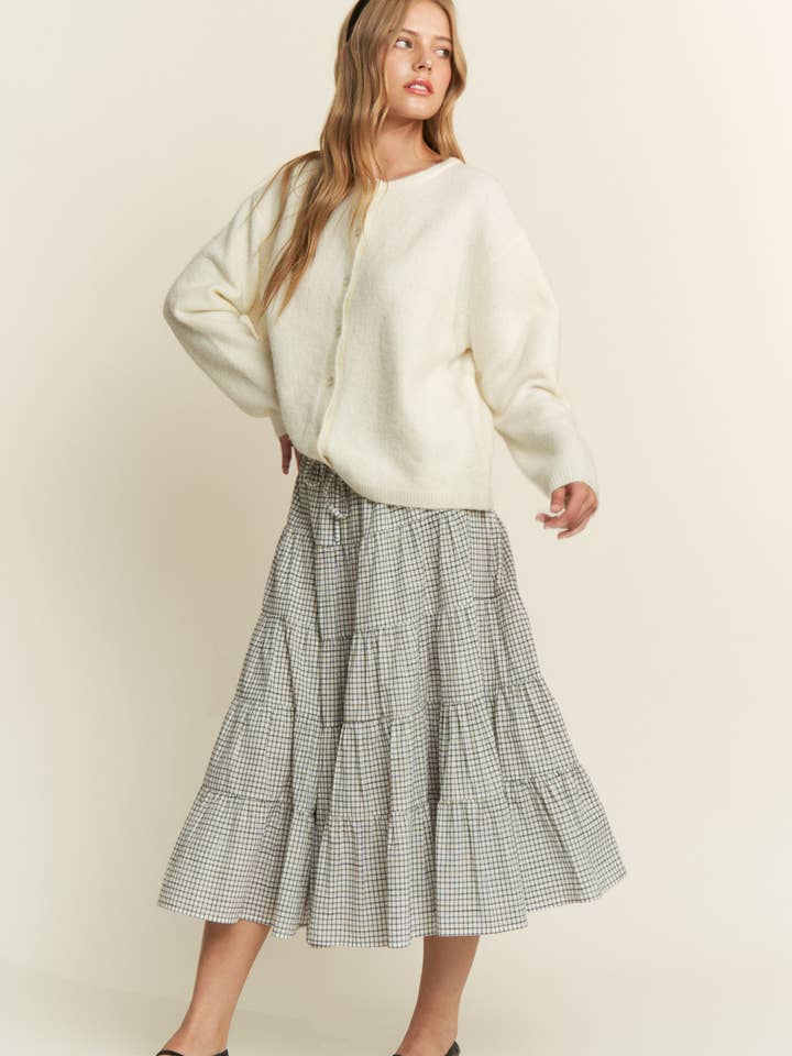 Ivory Cozy Button-up Knit Cardigan for wholesale on Faire1