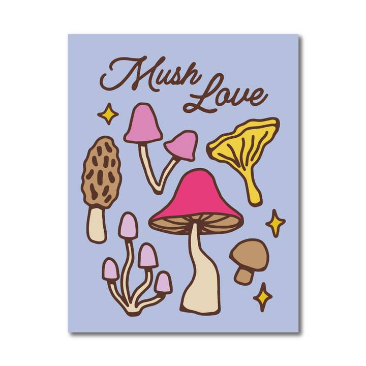 Mush Love wenskaart voor wholesale door Amberhill