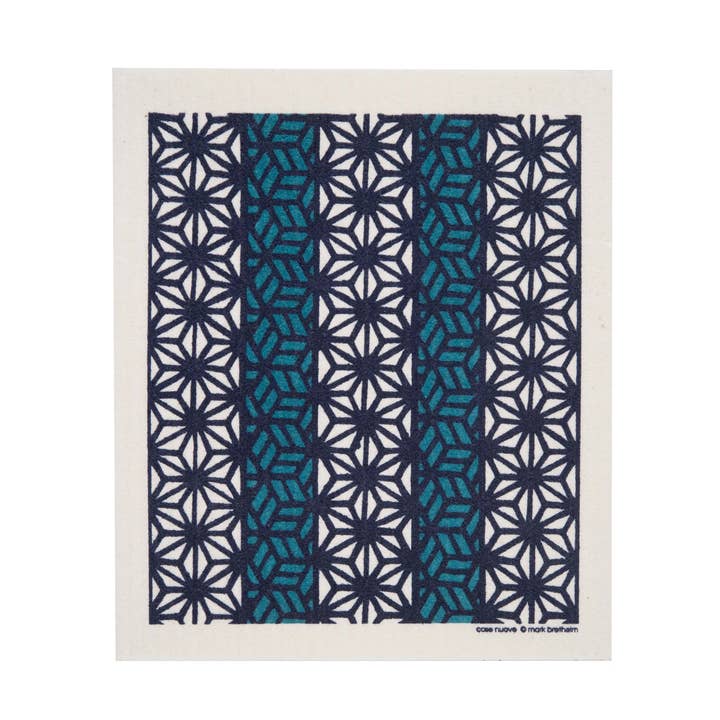 Cose Nuove - Wholesale Dishcloth - Swedish Dishcloth - Block Print Stars0
