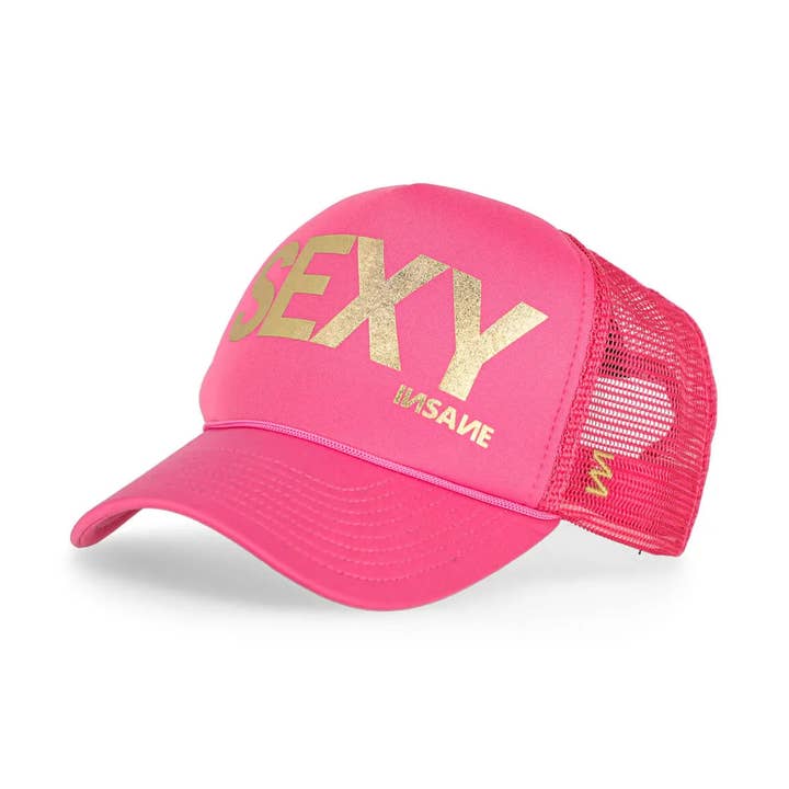BONÉ SEXY TRUCKER FÚCSIA & DOURADO por atacado de INSANE