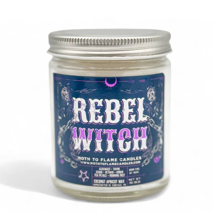 Rebel Witch – 7 oz Candle for wholesale by Moth to Flame Candles