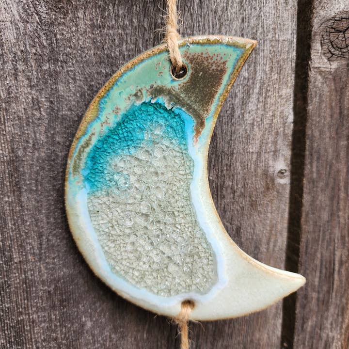 Dock 6 Pottery - Wholesale Wall Accent - Celestial Wall Hanging - Handmade Sun Moon Stars, Boho Gift8