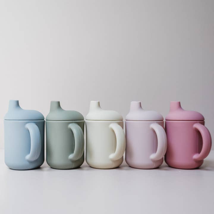 Ed & Co. - Wholesale Drinking Glass/Cup - Kids & Baby - Dusty Rose Sippy Cup