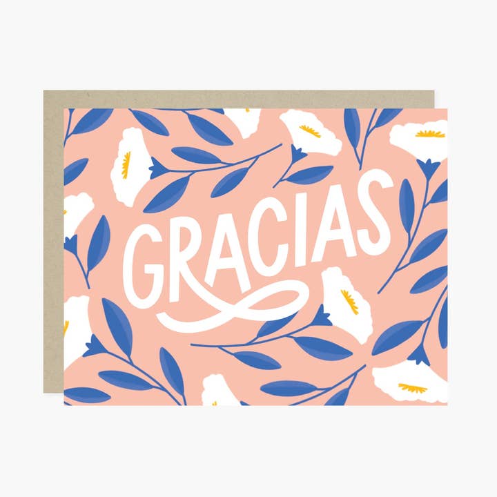 Biglietto di ringraziamento Gracias per la vendita all'ingrosso da parte di Barone and Co.