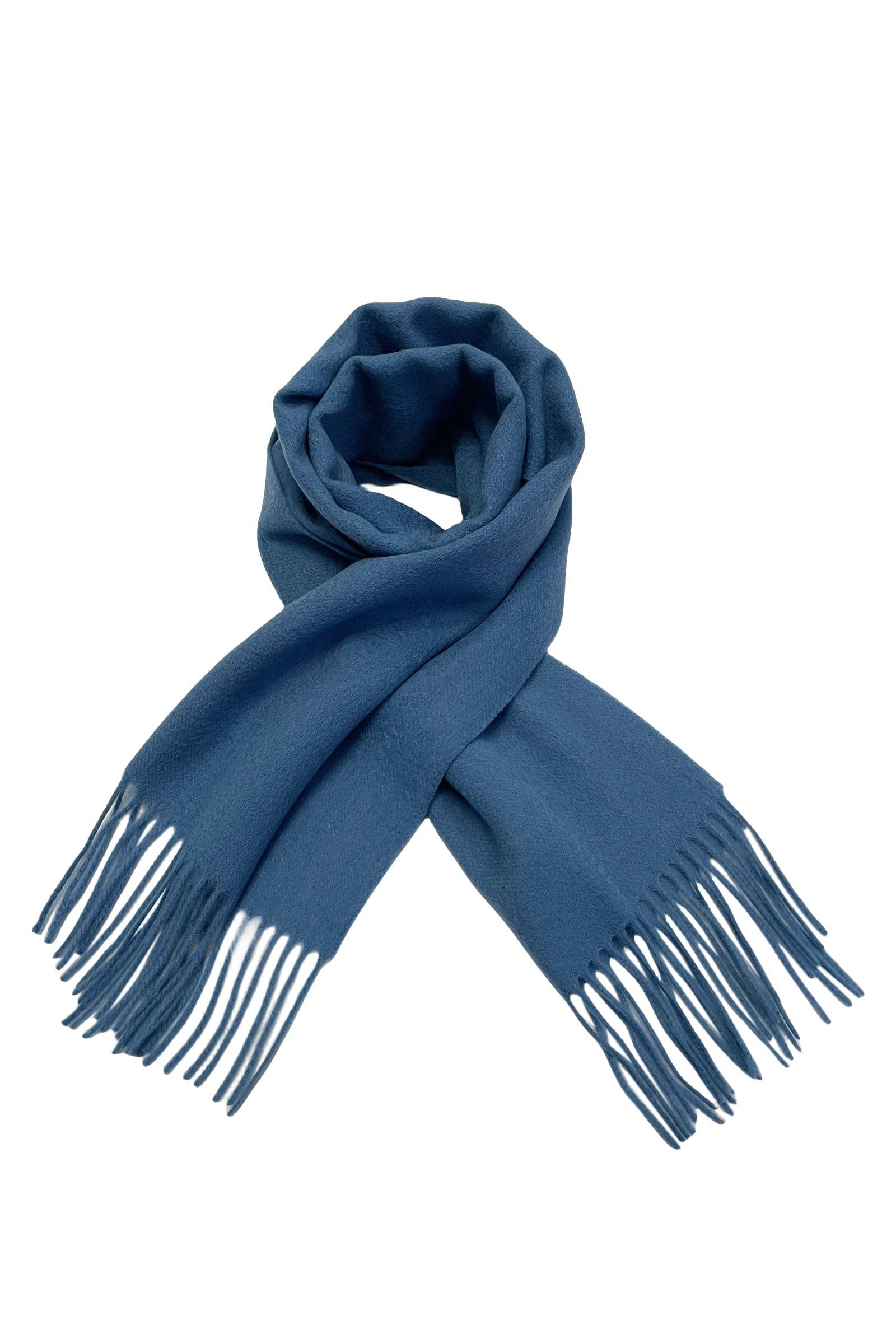Fashion Scarf World – wholesale Scarf – Unisex – Unisex Plain Wool Tassel Scarf6