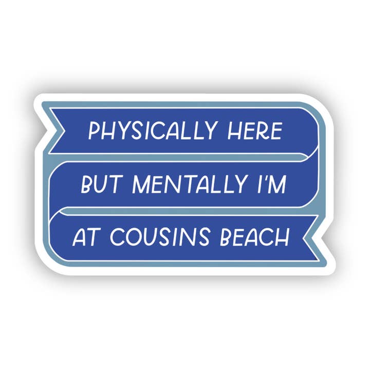 Cousins Beach Sticker | Summer I Turned Pretty, Pop Culture for wholesale by Just Follow Your Art