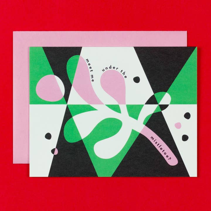Meet Me Under The Mistletoe • Kerstkaart of boxset voor wholesale door My Darlin'