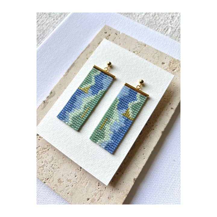 böje - Wholesale Dangle Earrings - Handwoven glass bead earrings2