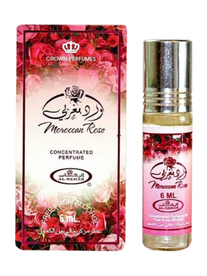 Al Rehab Moroccan Rose Concentrated Perfume Oil Roll On 6 ml for wholesale by Eastern Perfume LLC