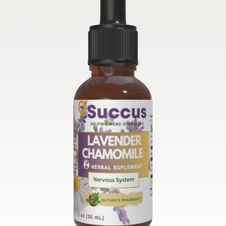Lavender & Chamomile Tincture - Soothing Herbal Extract for wholesale by Succus