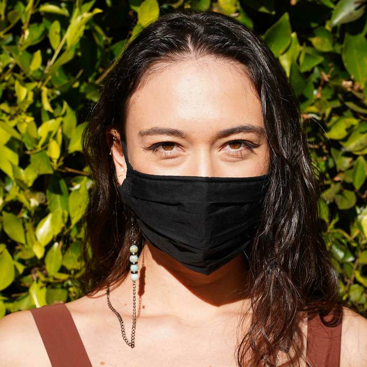 Aquatic Amazonite Crystal Mask and Eyewear Chain for wholesale by Masque Keeper