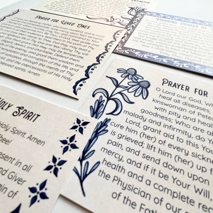 DRAW NEAR DESIGNS, LLC - Wholesale Religious card - Prayer Cards (white)2