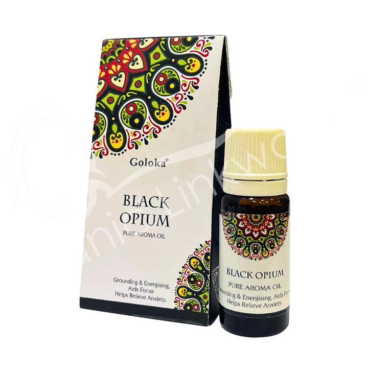 Oceanic Linkways Inc - Wholesale Spiritual Stone/Crystal - (PK 12)AROMA OIL - GOLOKA BLACK OPIUM (PK 12) 10 ML0