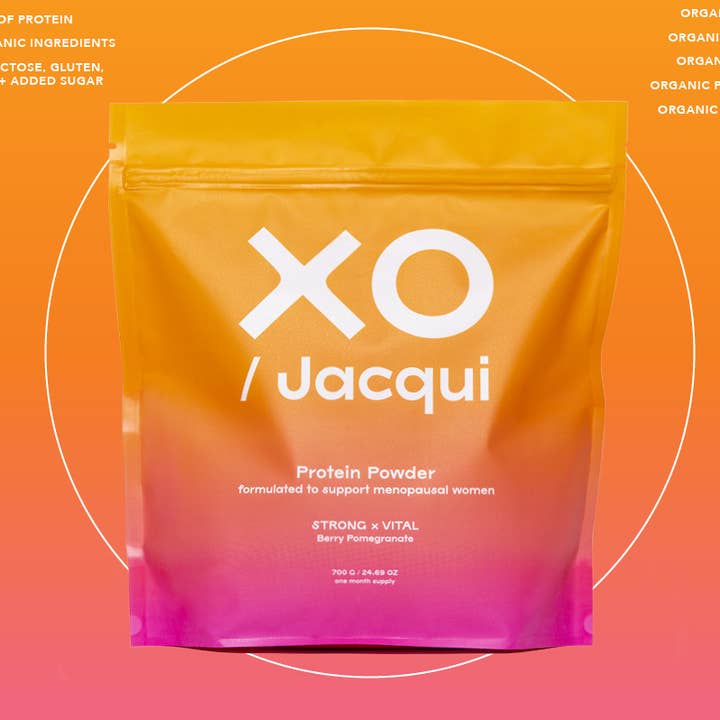 XO Jacqui - Wholesale Protein/Superfood Powder - Strong + Vital Menopause Support Protein Powder0