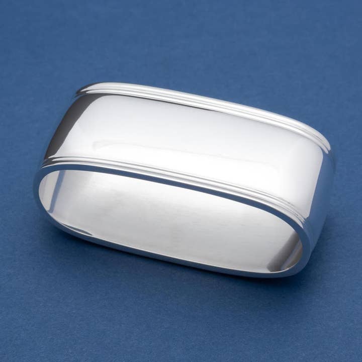 Portatovagliolo in argento Augsburg Thread (in confezione regalo) per la vendita all'ingrosso da parte di Gebrüder Reiner GmbH & Co. KG