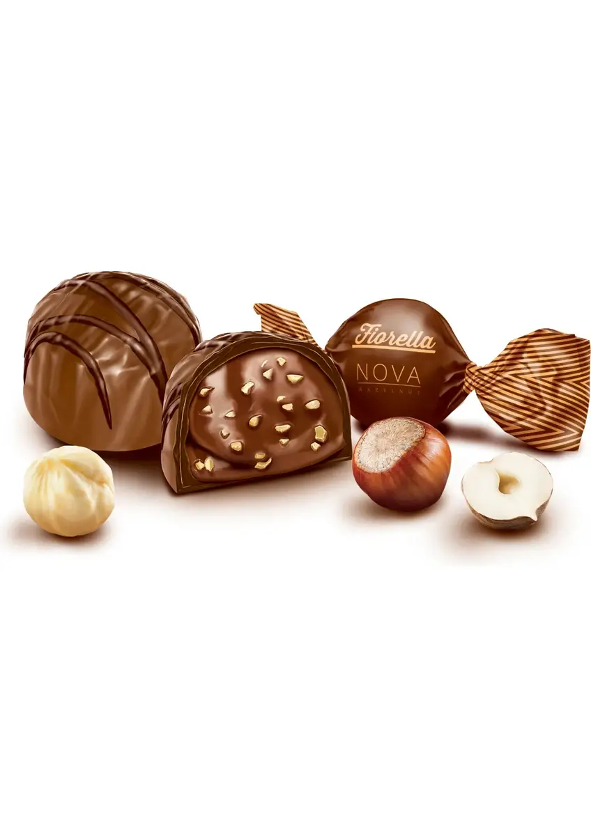 Pistest – wholesale Chocolate-covered sweets – NOVA Hazelnut 200Gr. (1 Bag)1