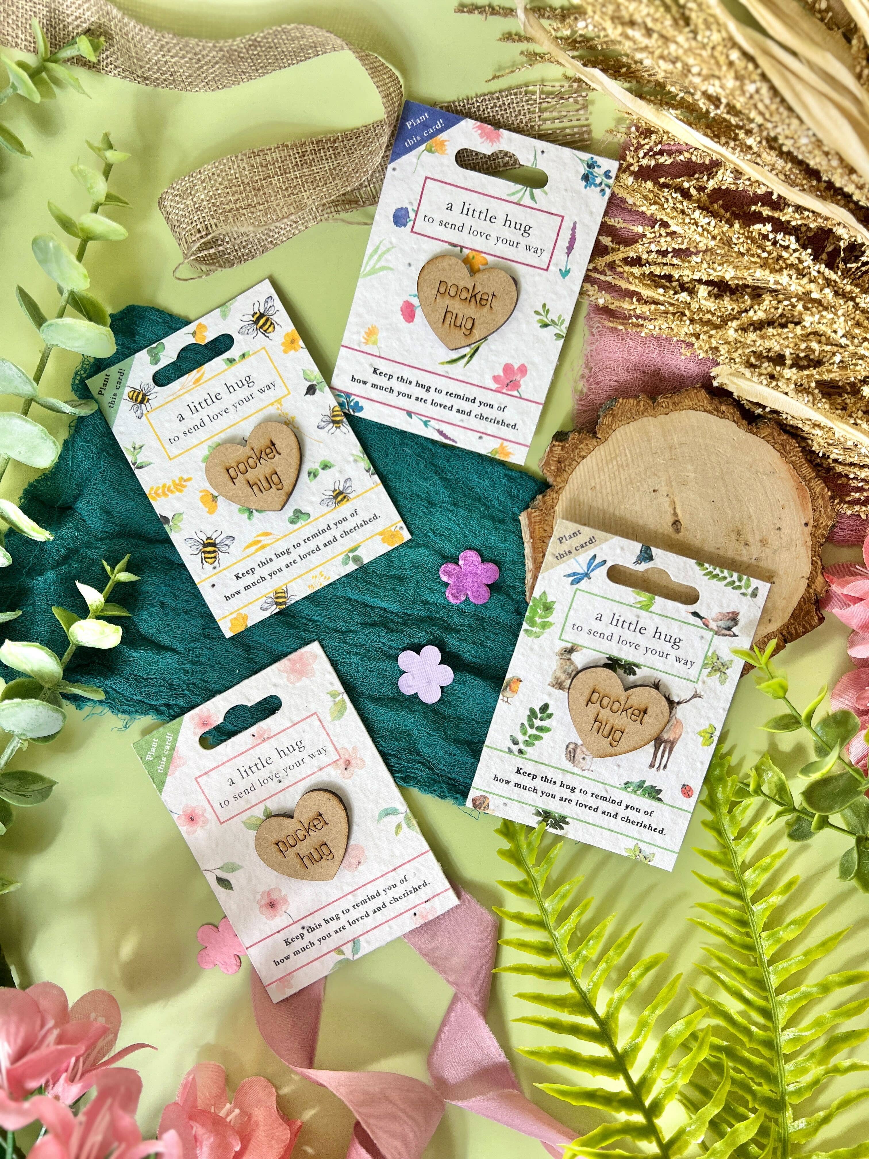 Little Green Gifts – wholesale Keepsake coin/token – Pocket Hugs - Choice Of AYR Designs (TU-8)9