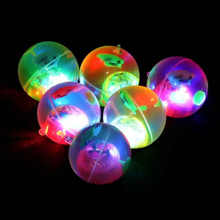 Pagdee Kids Juniors - Wholesale Hanukkah Decoration - Flash Crystal Bouncy Ball For Kids ation