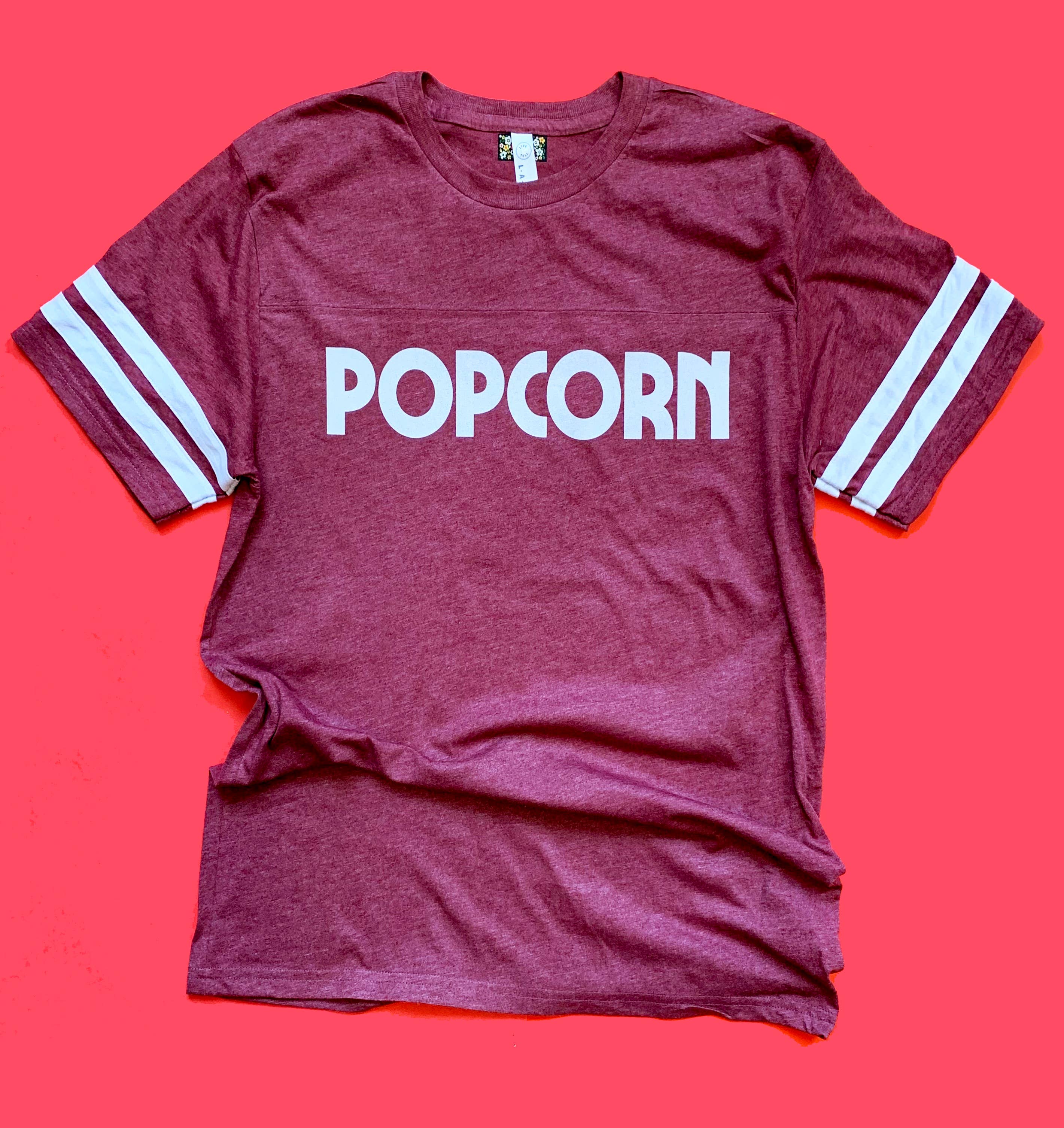 MBMB - Wholesale Screen Printed T-Shirt - Unisex - Popcorn Unisex Tee0