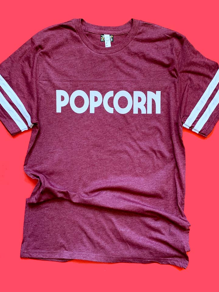 Camiseta unissex pipoca por atacado de MBMB