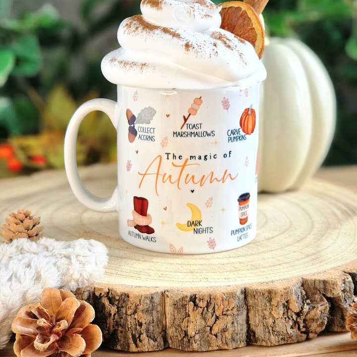 The Magic of Autumn Mug for wholesale by Becki Leigh Studios