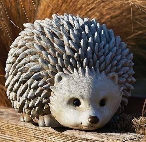 Roman - Wholesale Outdoor Ornament/Decor - Hedgehog Statue; Pudgy Pals0
